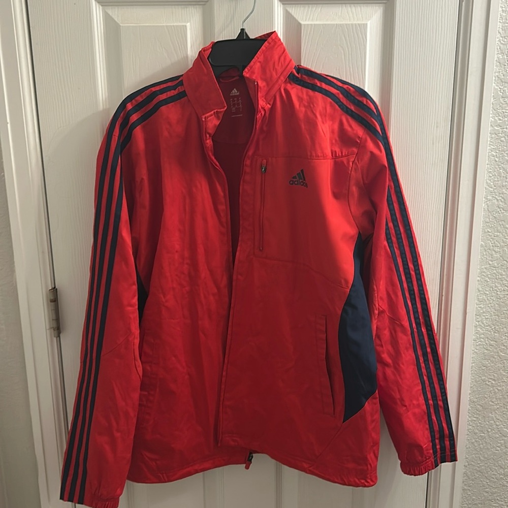 Adidas tracksuit style weather jacket
